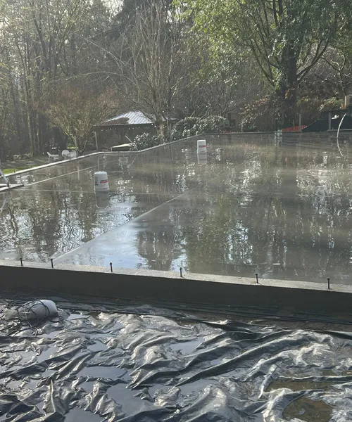 Hard Trowel Shop Slab , Saw Cut Control Joints in Sammamish 